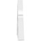Ekena Millwork Pitch Milton Architectural Grade PVC Gable Pediment, 36"W x 9"H x 1"P (6/12) GPP036X009X100MIL - alternate 5